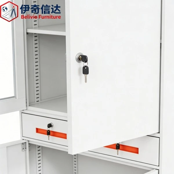 File Closet - Lock & Drawer Close-up