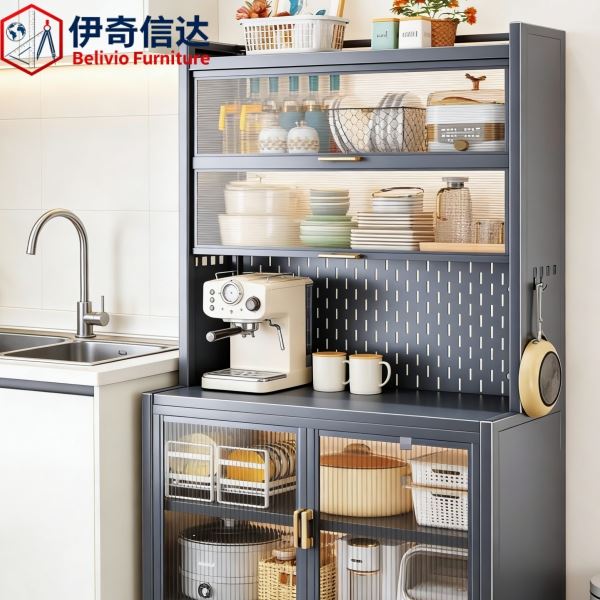 Grande armoire de garde-manger de cuisine autoportante